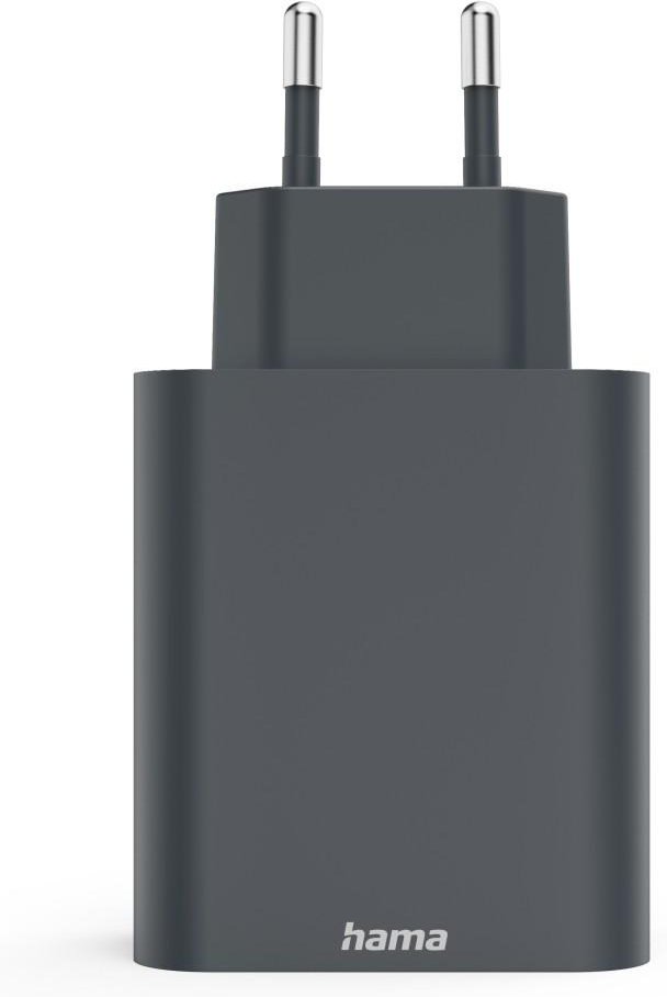 Schnellladegerät, 1x USB-C, 1x USB-A, PD, 45 W, Anthrazit (00086444)