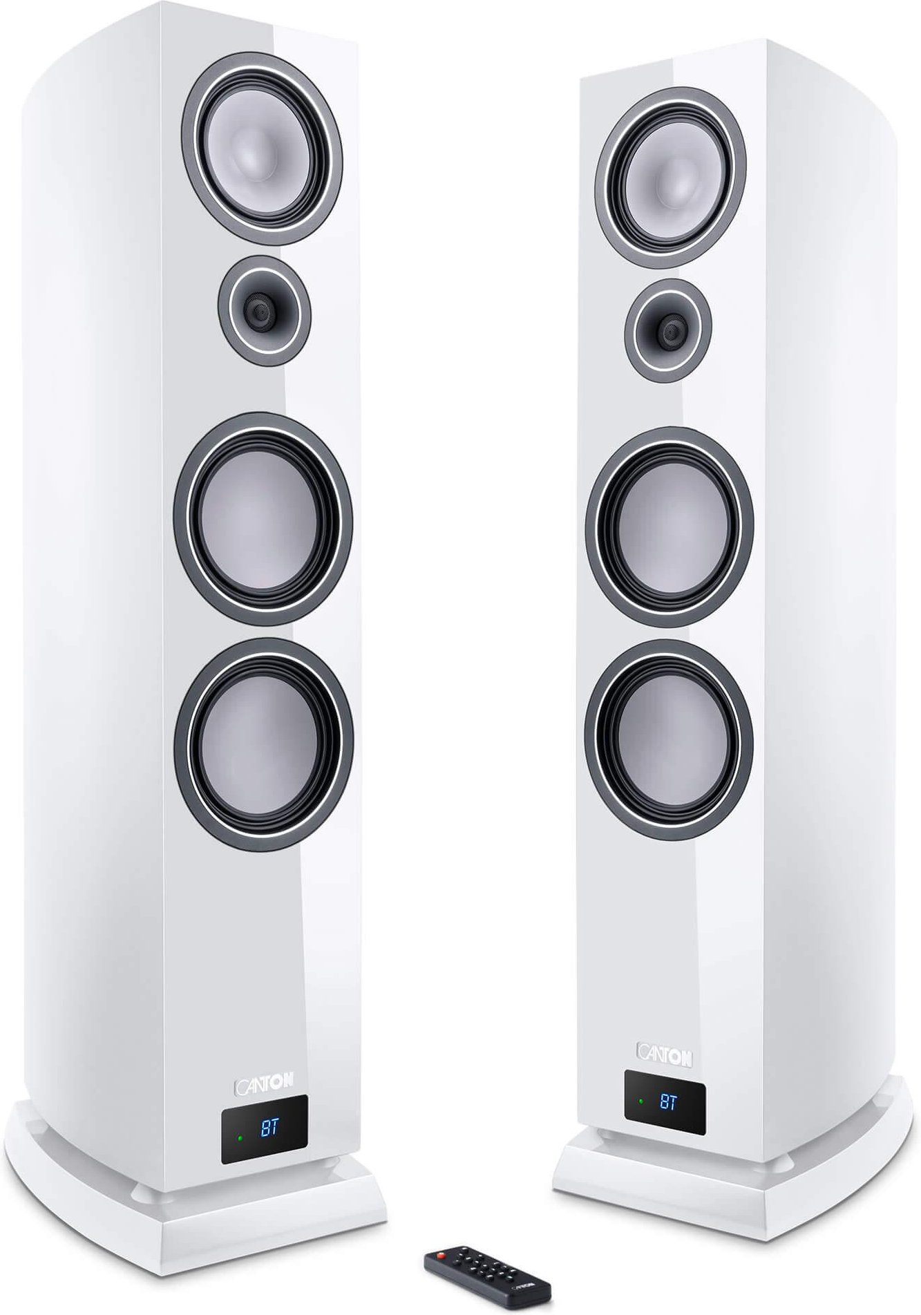 Wireless Aktiv-Lautsprecher Smart Vento 9 S2 weiß high gloss Set