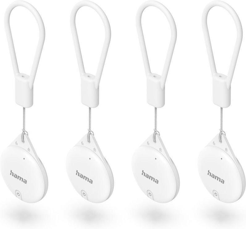 Schlüsselfinder, Item Finder für Apple "Wo ist"-App, Bluetooth, Weiß, 4 St. (00185816) Tracker