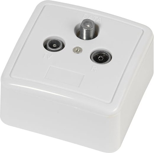 43070 DVB-C/BK/CA TV Antennen-Durchgangsdose 7/148-N (43071)