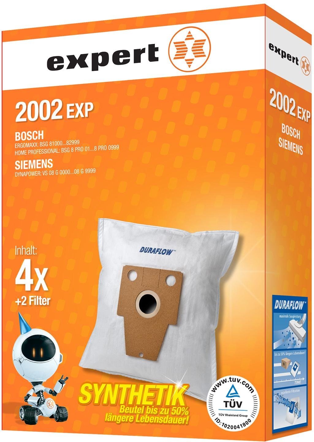 2002 EXP Staubsaugerbeutel