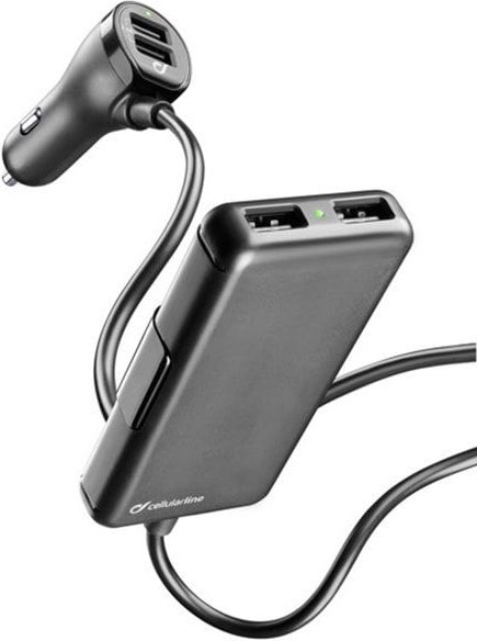 KFZ-Ladegerät 37753 USB Car Charger Family schwarz