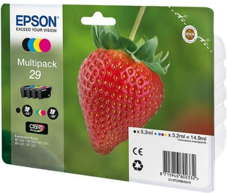 C13T29864010 MultiPack C/M/Y/BK Druckerpatrone