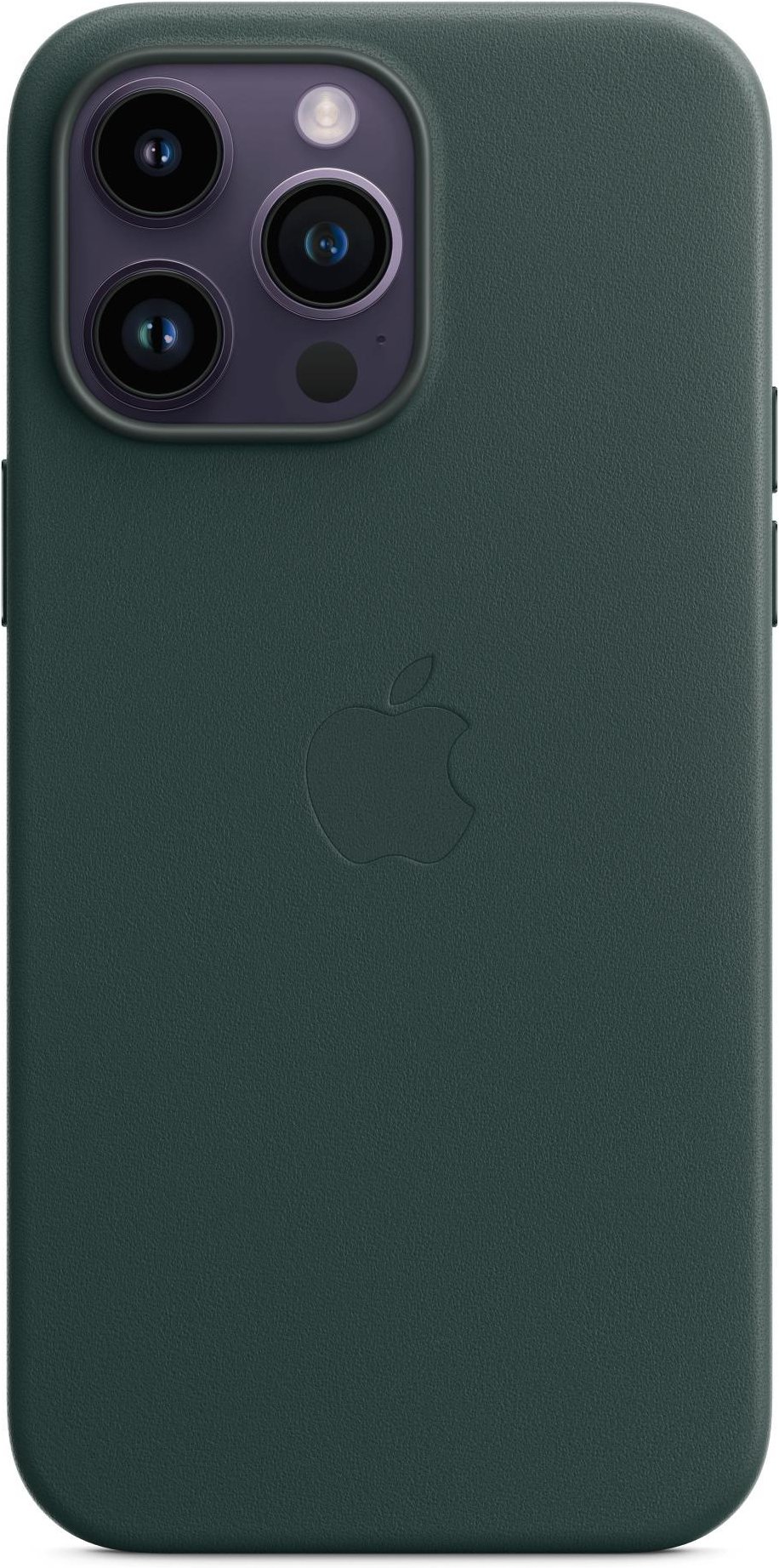 Thumbnail - iPhone 14 Pro Max Leder Case mit MagSafe - Waldgrün Handyhülle