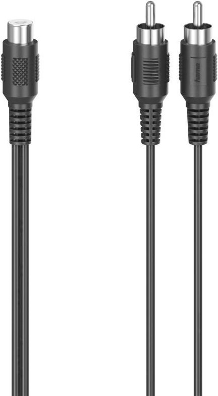 Subwoofer-Adapter, 2 Cinch-Stecker - Cinch-Kupplung (00205184)