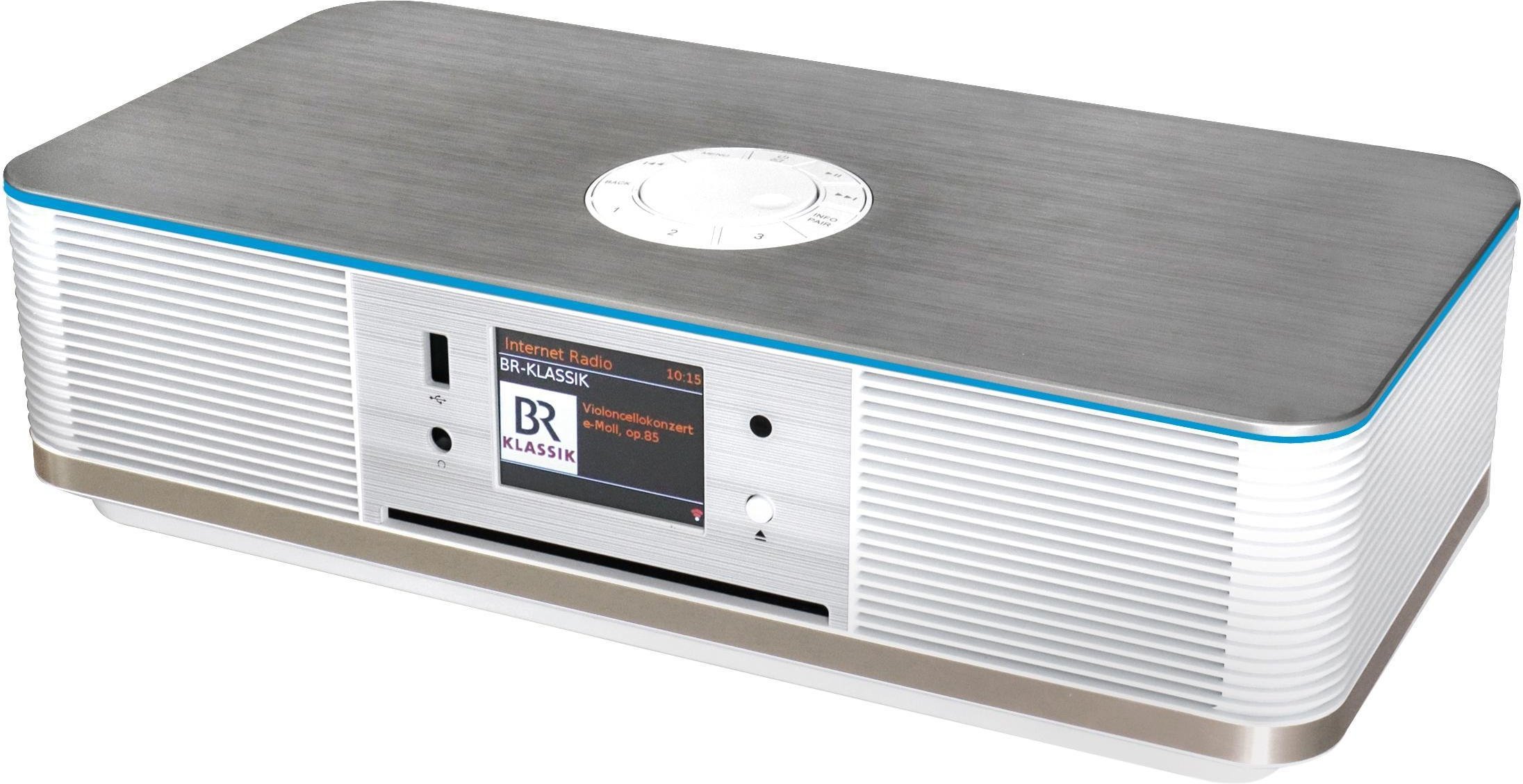 Stereo Musikcenter ICD2023 weiß Kompaktanlage