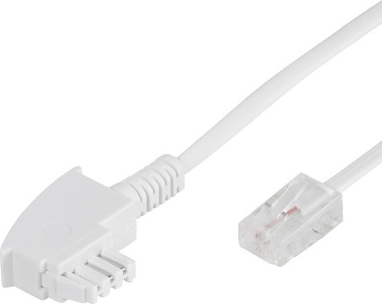 DSL Anschlusskabel, TAE-F-Stecker auf RJ45-Stecker 8p8c, 1m (45054)