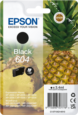 604 Ananas schwarz Druckerpatrone