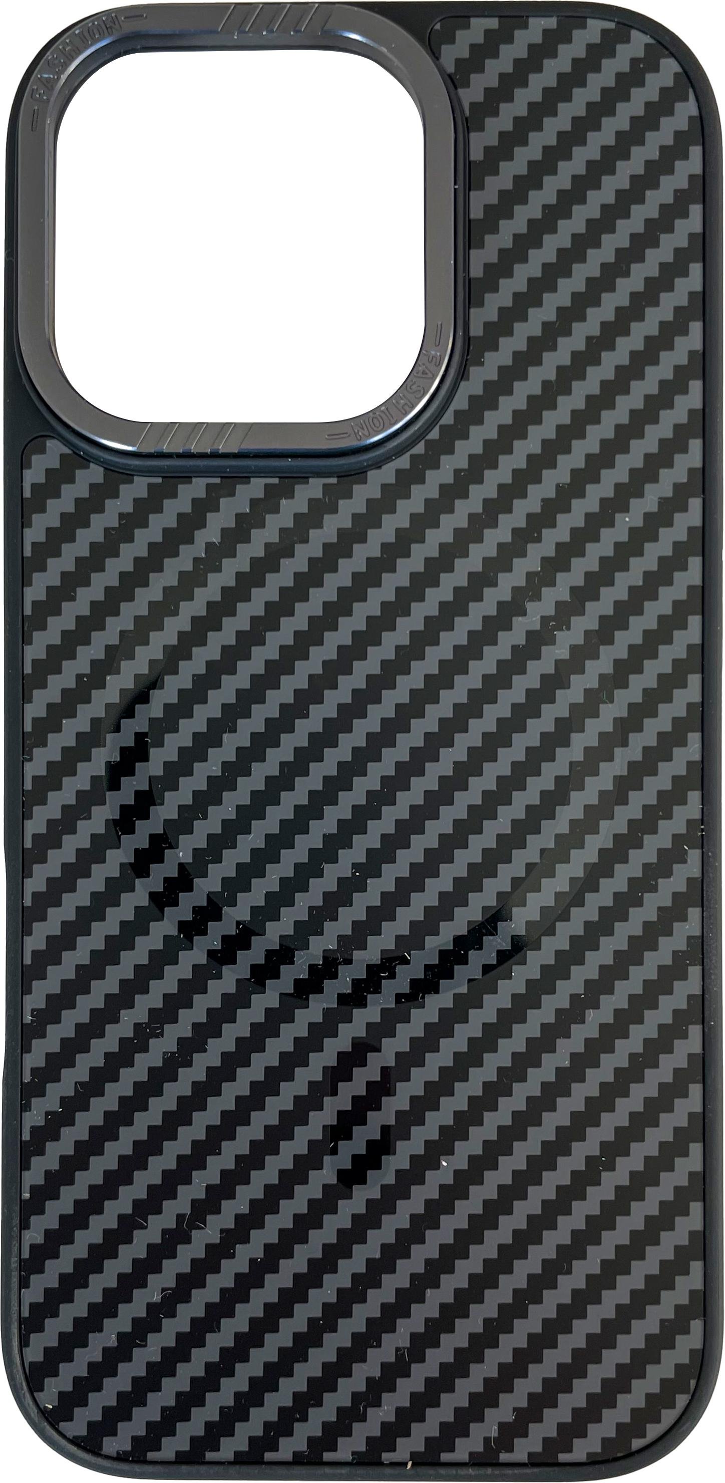FUN MagSafe Cover Carbon für Apple iPhone 14/ 13 Black (21156)