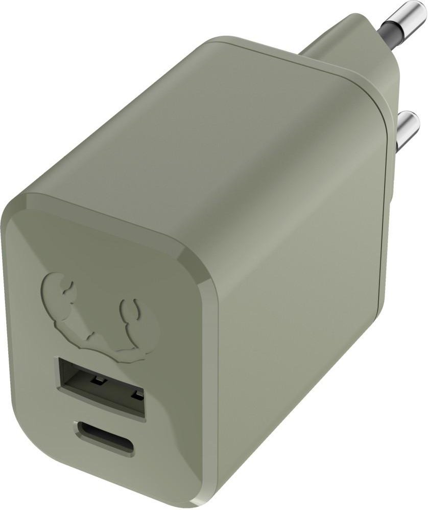 Mini-Charger USB-C und USB-A, PD 45W, Dried Green (00220548)