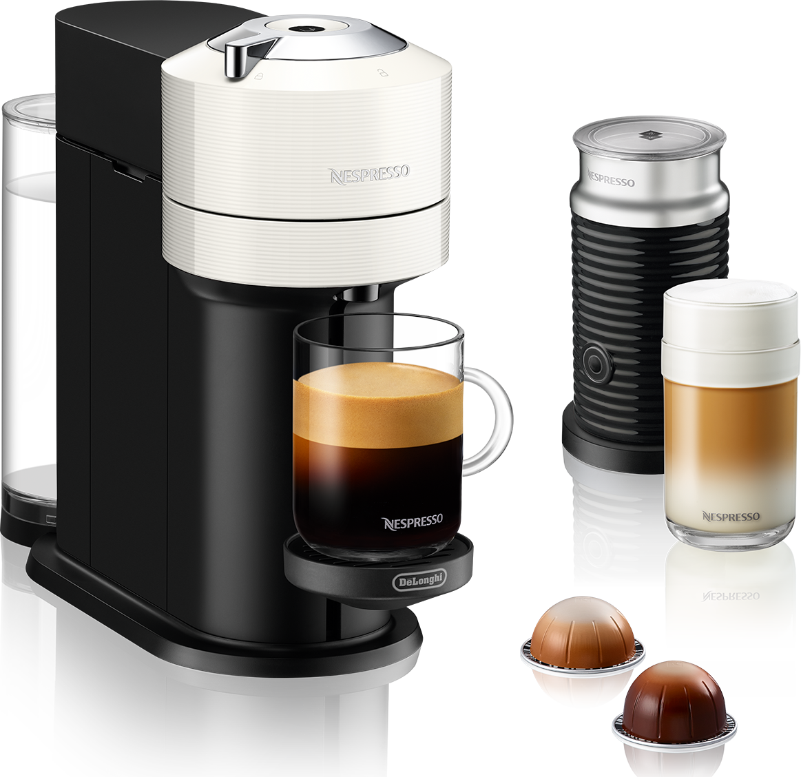 Thumbnail - ENV 120.WAE VertuoNext weiß inkl. Aeroccino3 Nespresso-Kapselmaschine