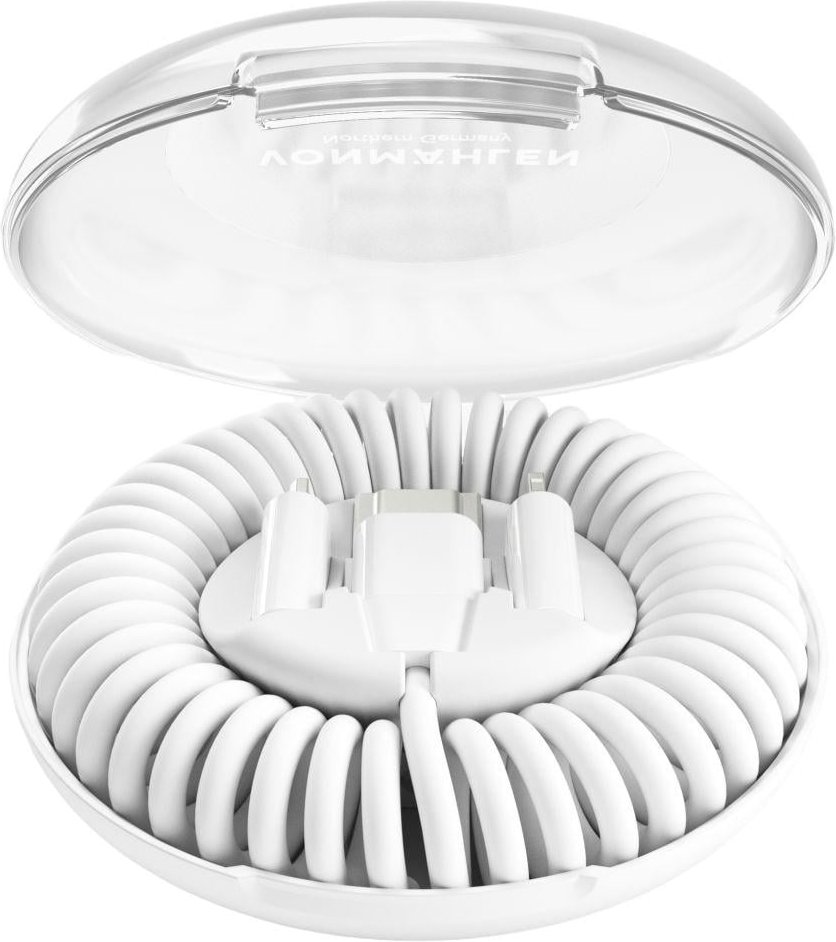 allroundo eco - All-in-One Ladekabel, White Multifunktions-USB Kabel