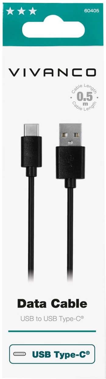 Charging Cable, USB Type-C™ Daten- und Ladekabel, 0,5m (60405)