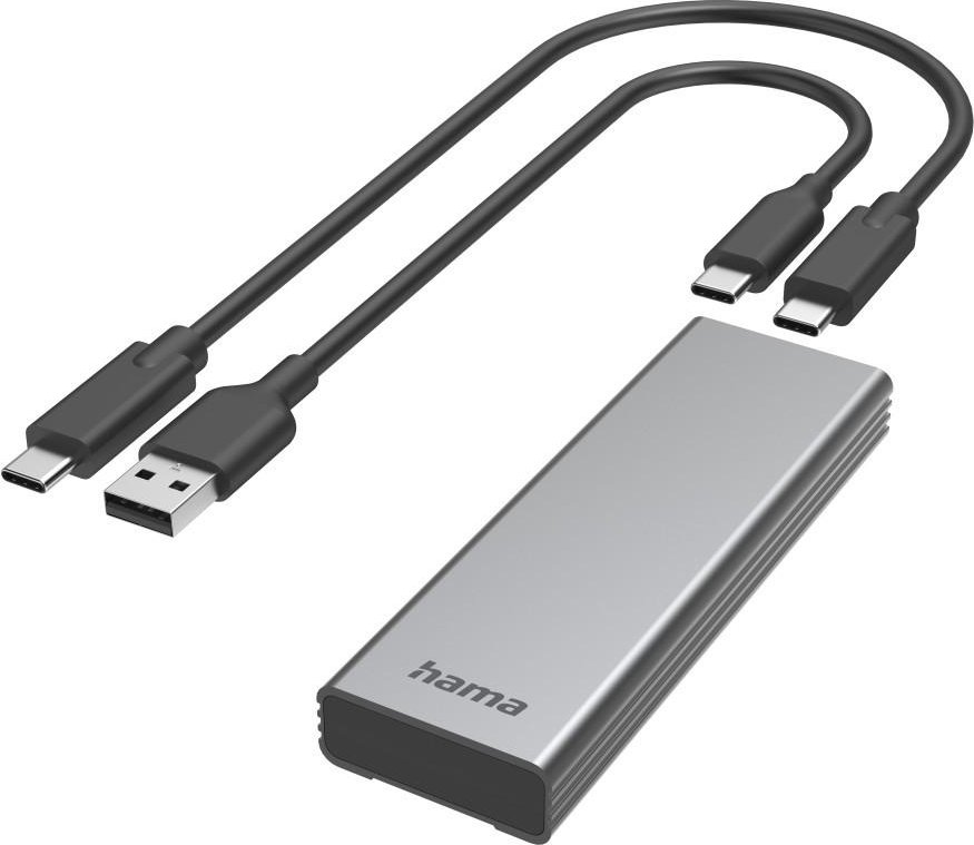 USB-Festplattengehäuse für M.2 SATA & NVMe SSD-Festplatten (00200764)
