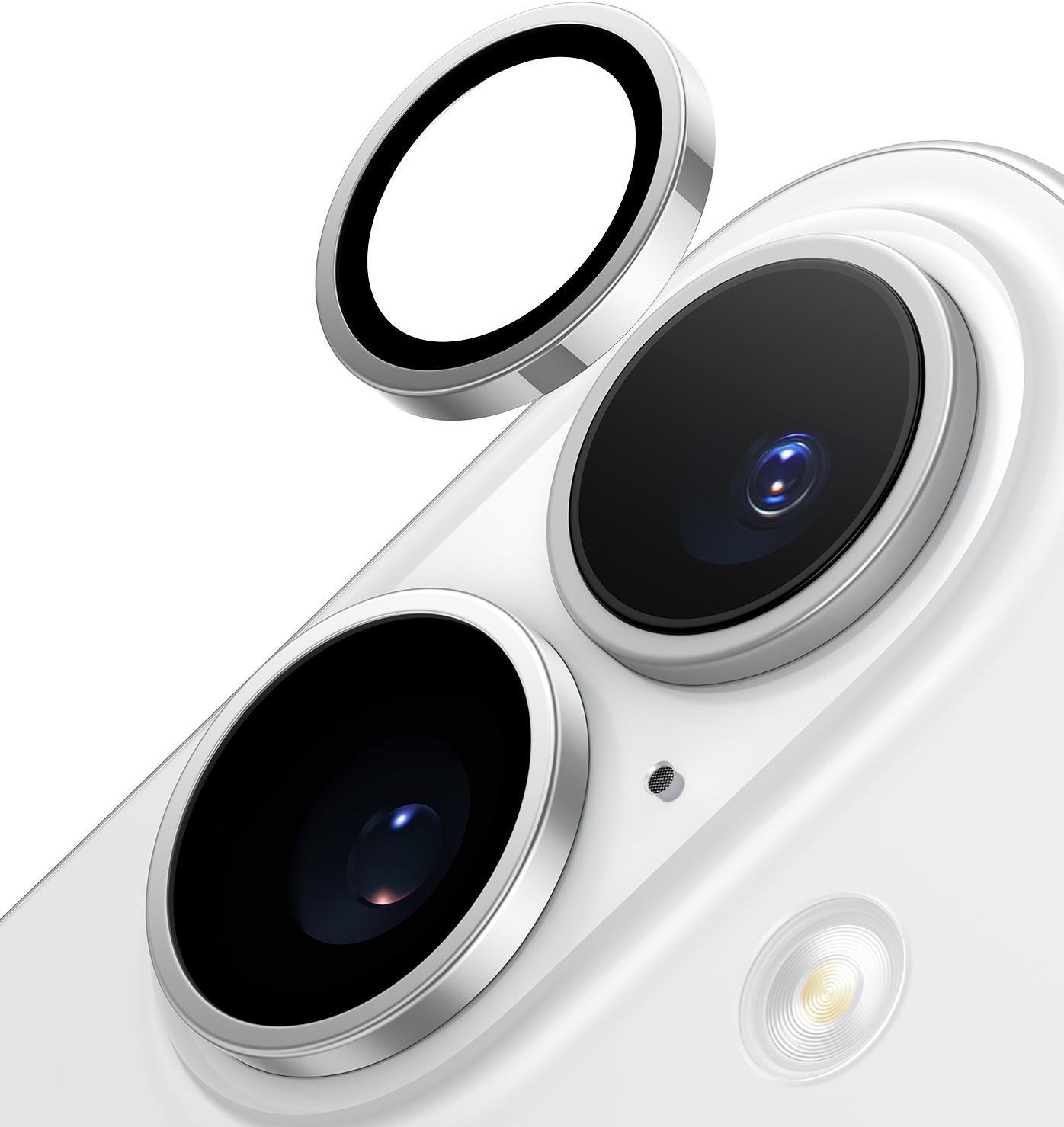 Lensguard für iPhone 16/iPhone 16 Plus Silver Schutzglas