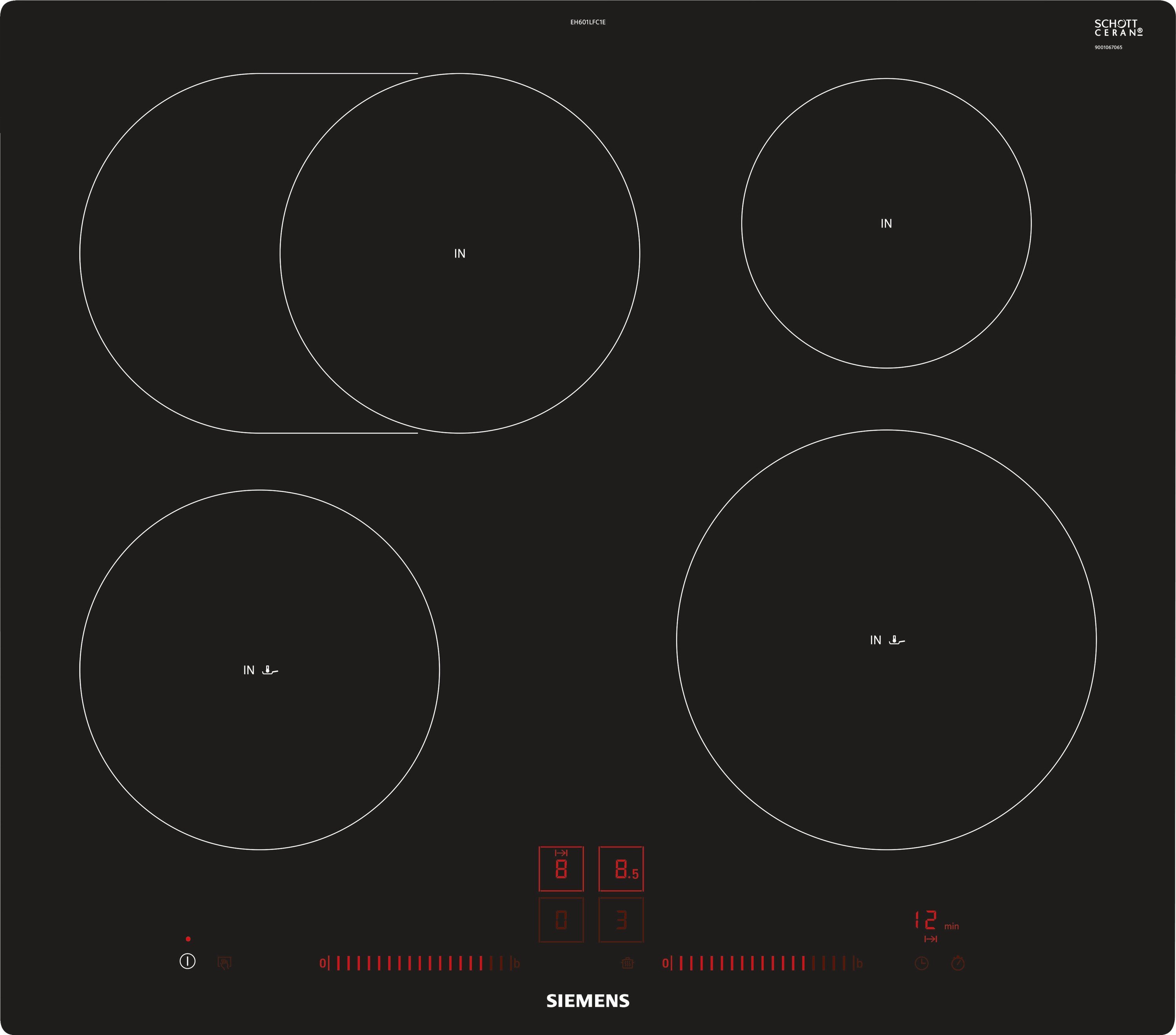 Thumbnail - iQ300 EH601LFC1E Induktionskochfeld (autark)