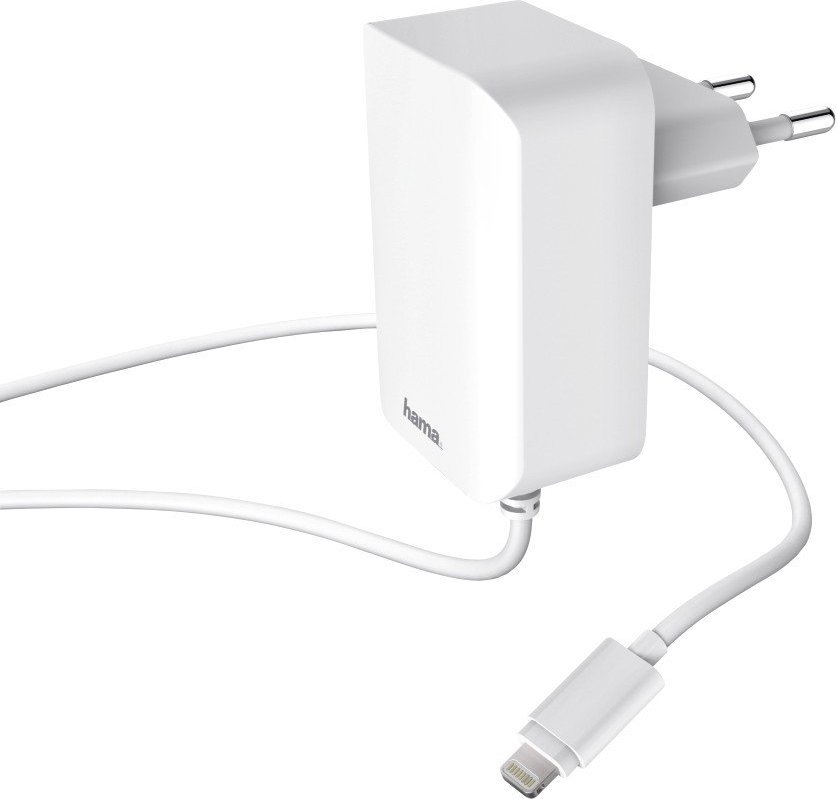 Ladegerät, Lightning, 2,4 A, Weiß (178304)