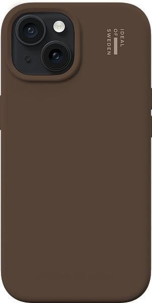 Silicone Case MagSafe iPhone 13 / 14 / 15 / 16e, Mocha Mousse Handyhülle