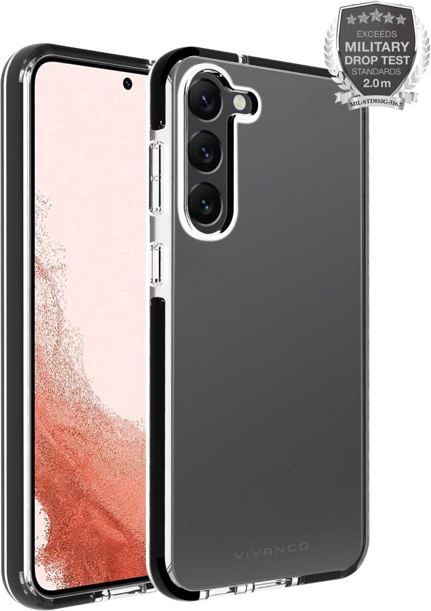 Rock Solid, Anti Shock Schutzhülle für Samsung Galaxy S23+ Transparent (63522) Handyhülle