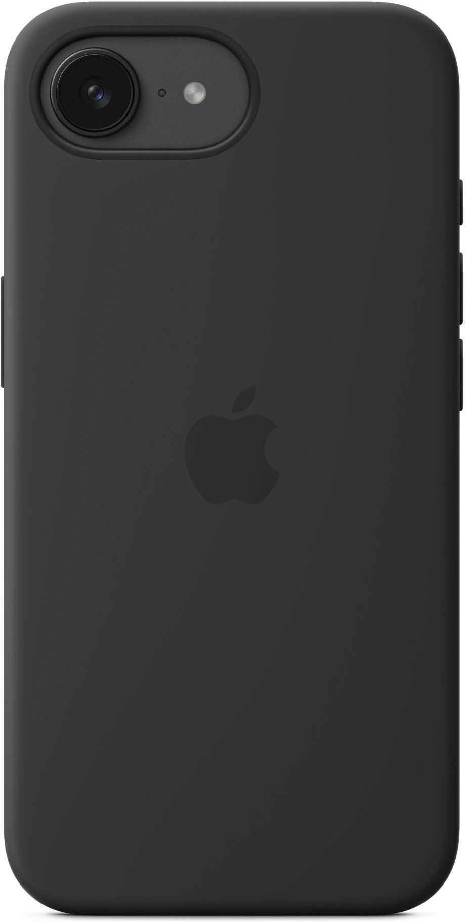 iPhone 16e Silikon Case - Schwarz Handyhülle