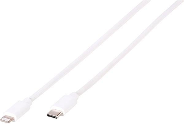 Charging Cable, Lightning auf USB-Type-C™ Daten- u. Ladekabel, weiß 2,0 m (60085)