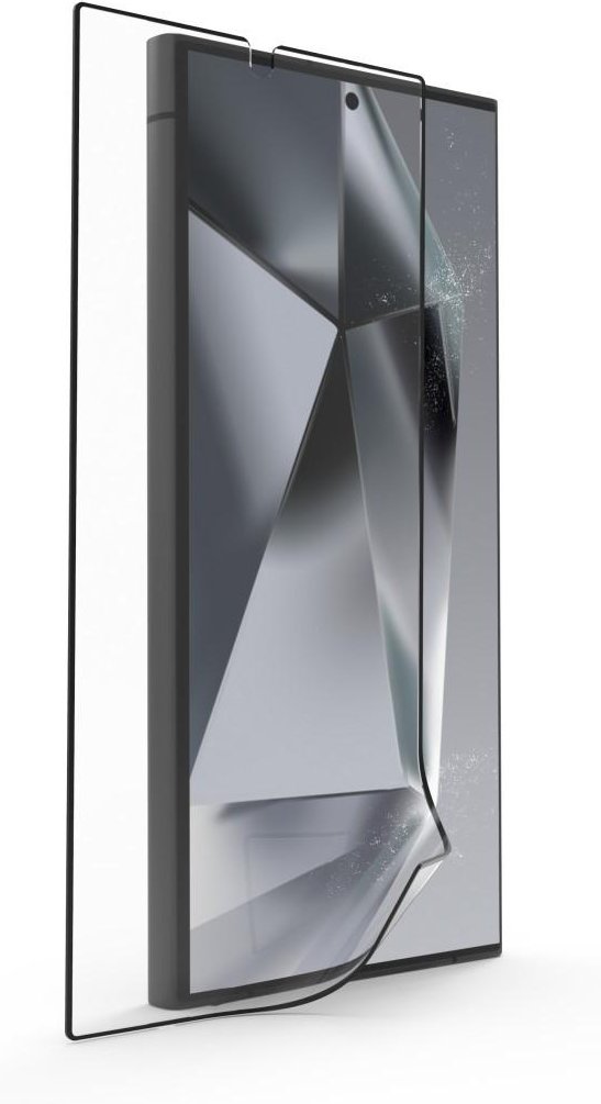 Handy-Schutzglas "Super Hybrid" für Samsung Galaxy S25 Ultra, Montagehilfe (00228524)