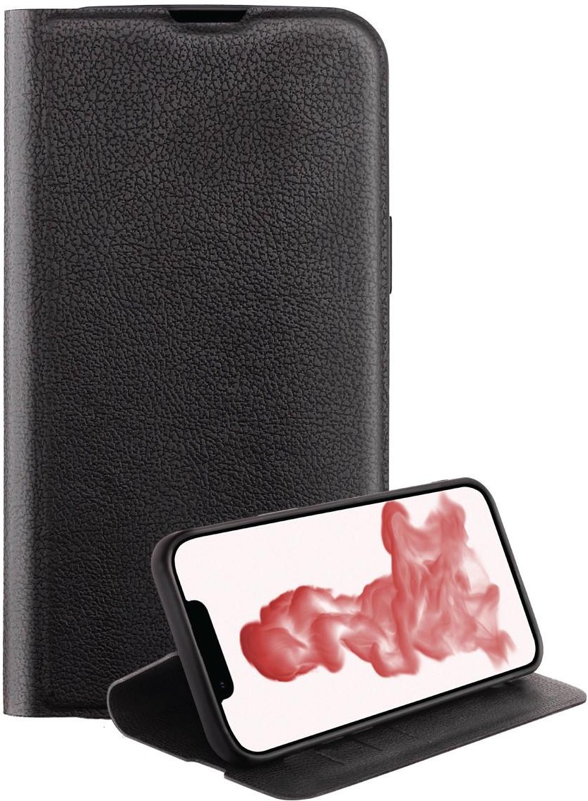 Premium Wallet, Book Cover für iPhone14 Plus schwarz (63485) Handyhülle