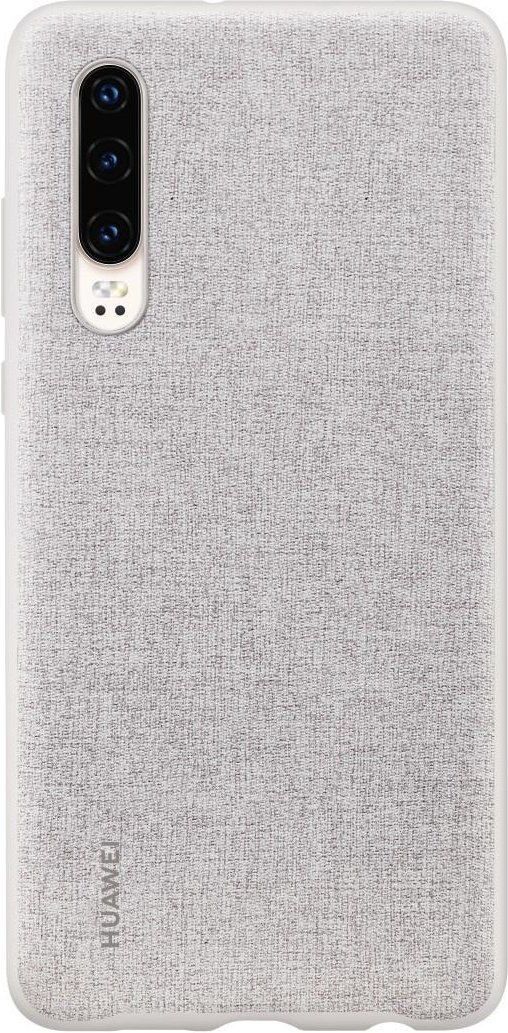 Cover "PU Case" für HUAWEI P30, Elegant Grey (00190234) Handyhülle