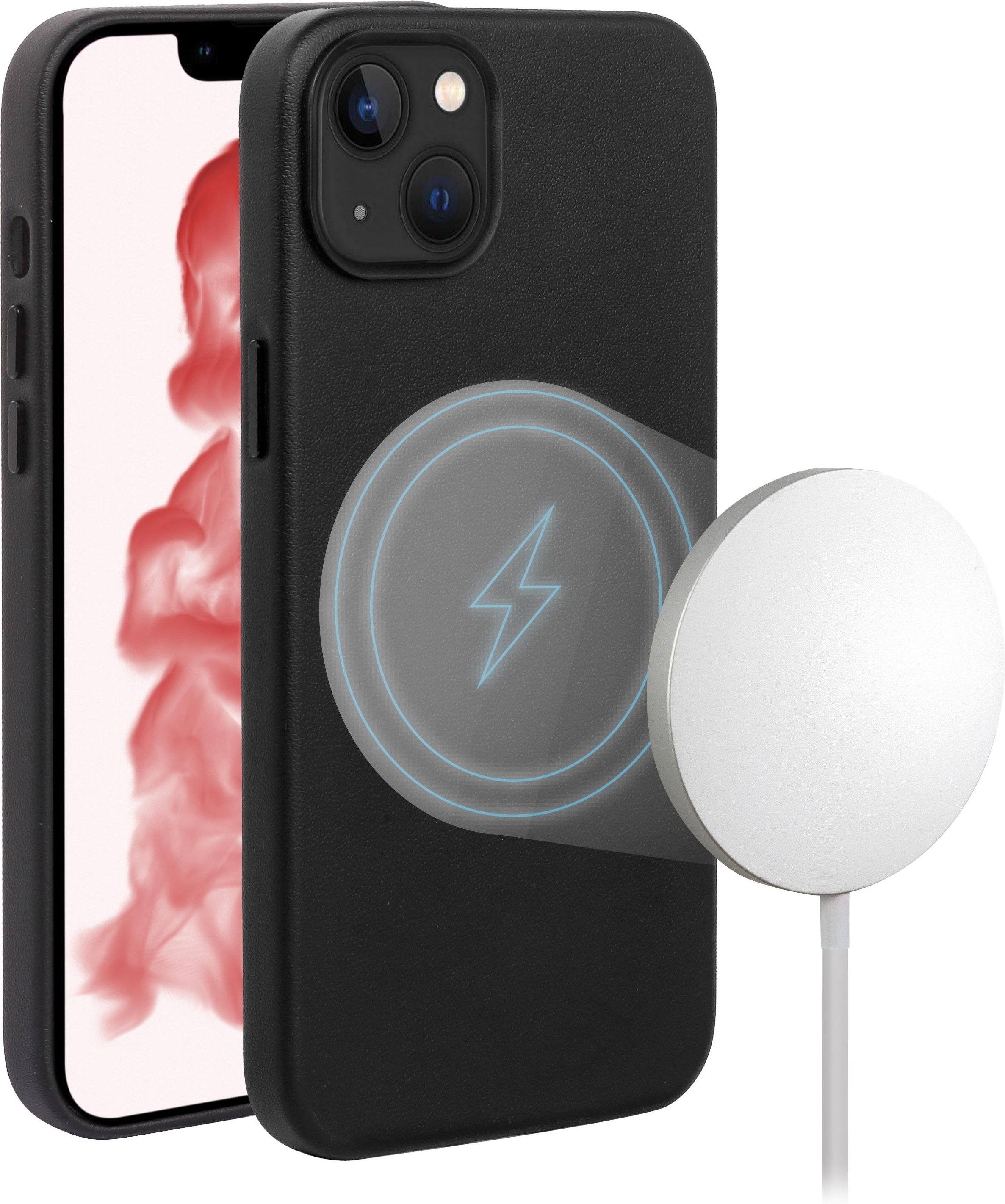 Mag Classic Cover, Magnetic Wireless Charging Support für iPhone 14 Plus (63481) Handyhülle