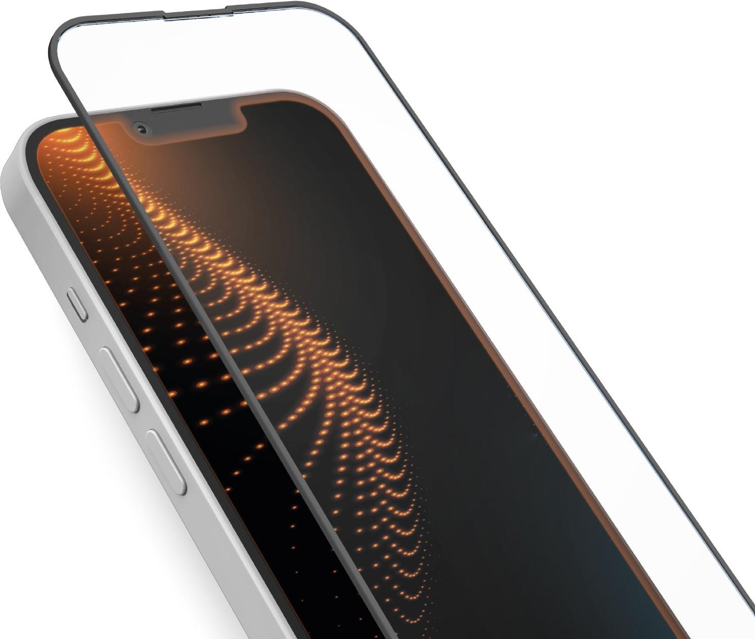 Extrem widerstandsfähiges Glas für iPhone 14/13/13 Pro mit D3O-Technologie, Transparent