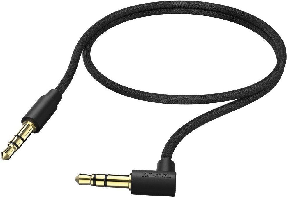 Verbindungskabel, 3,5-mm-Klinken-Stecker, 0,5 m, Schwarz (00173871)