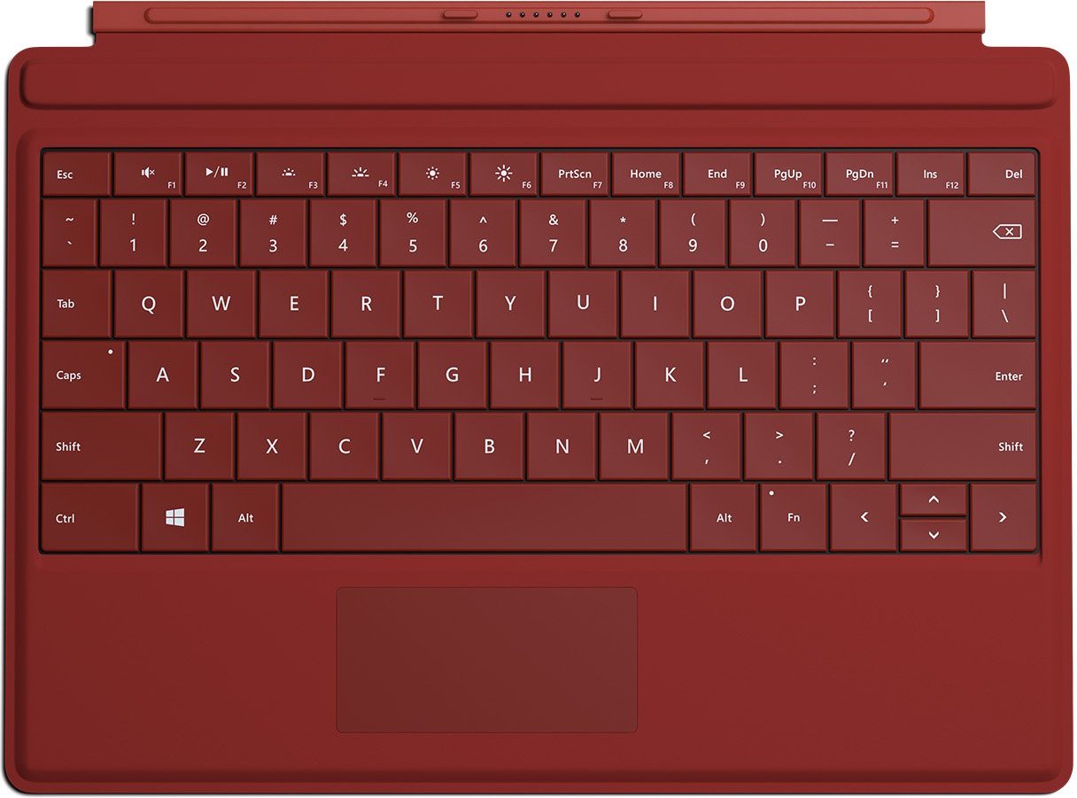 Surface Type Cover 3 rot Tablet-Tastatur