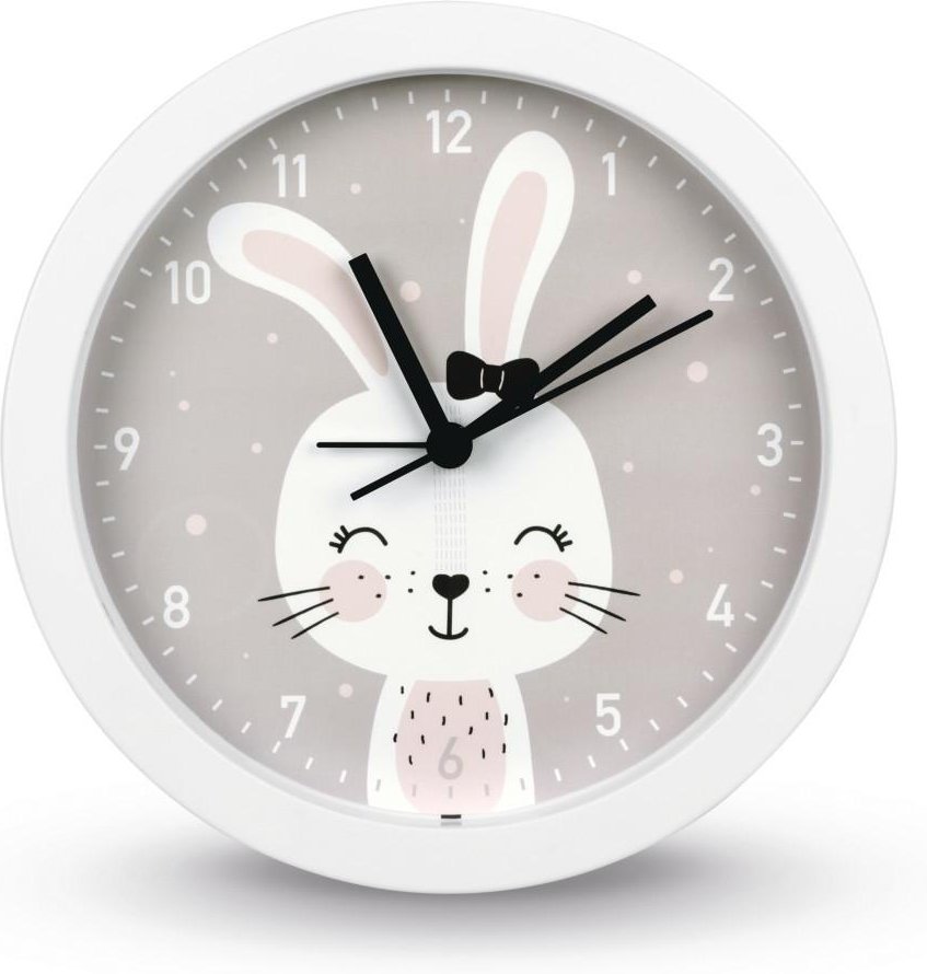 Kindertischuhr "Lovely Bunny" mit Weckfunktion, geräuscharm (00186432)