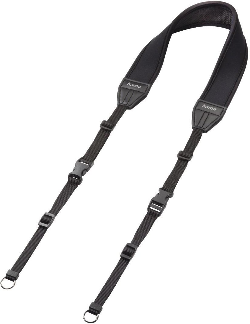 Kamera-Tragegurt "2in1 130", Neopren, gerade, Schwarz (00027218)