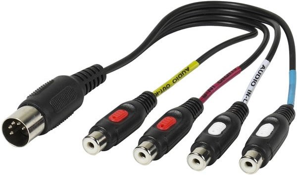 Adapter DIN / Cinch, 0,2m (46071)