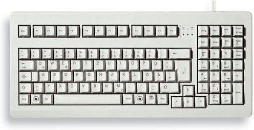 G80-1800 Corded DE-Layout hellgrau Tastatur
