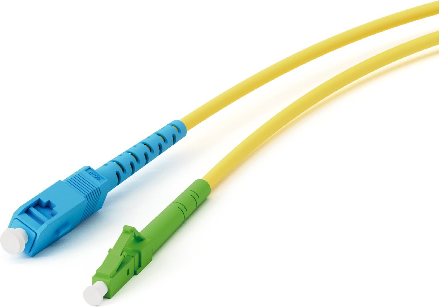 Glasfaser Netzwerkkabel, LC/APC-Stecker SC/UPC-Stecker, 10 Gbit (45715)