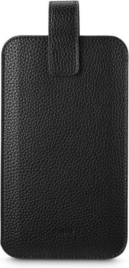 Handytasche, universal, für Handys mit 16,0x8,9x1,2 cm, Kunstleder, Schwarz (00137096)
