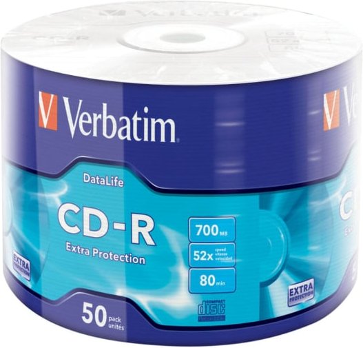 CD-R 700MB, 52x, 50er-Pack CD-Rohlinge