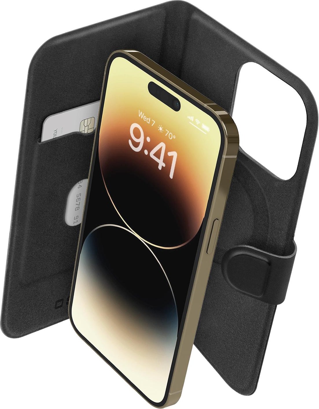 Schlanke Hülle mit Kartenfach für iPhone 14 Pro Max/13 Pro Max