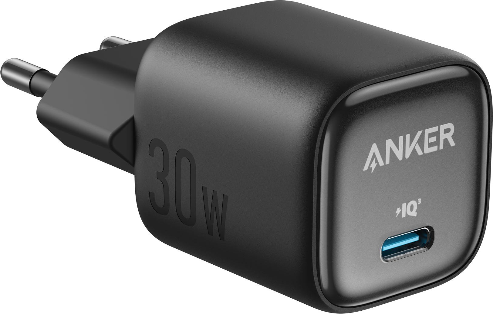 Zolo Ladegerät (30W) mit 1m USB-C Kabel, Schwarz