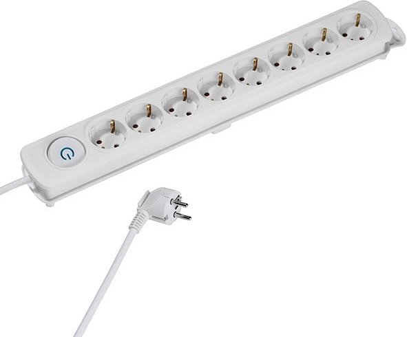 8-fach Steckdosenleiste, schaltbar (37651)