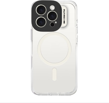 MagColor Case – transparente Hülle, kompatibel mit MagSafe-Aufladung für iPhone 16 Pro, Beige