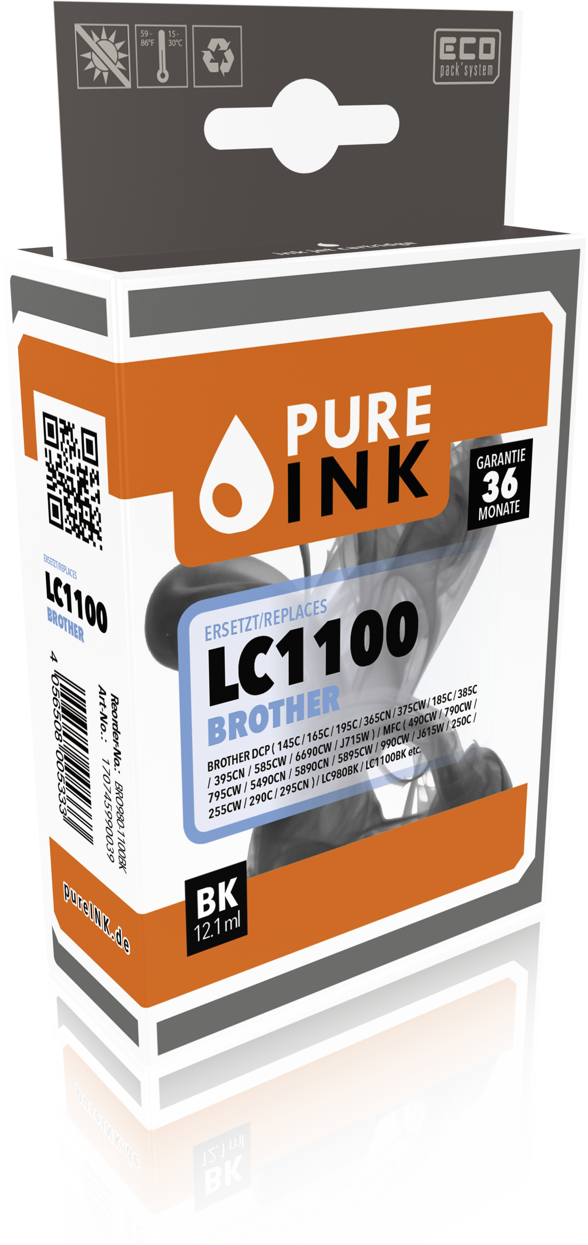 Thumbnail - BR980-1100BK BLK Druckerpatrone