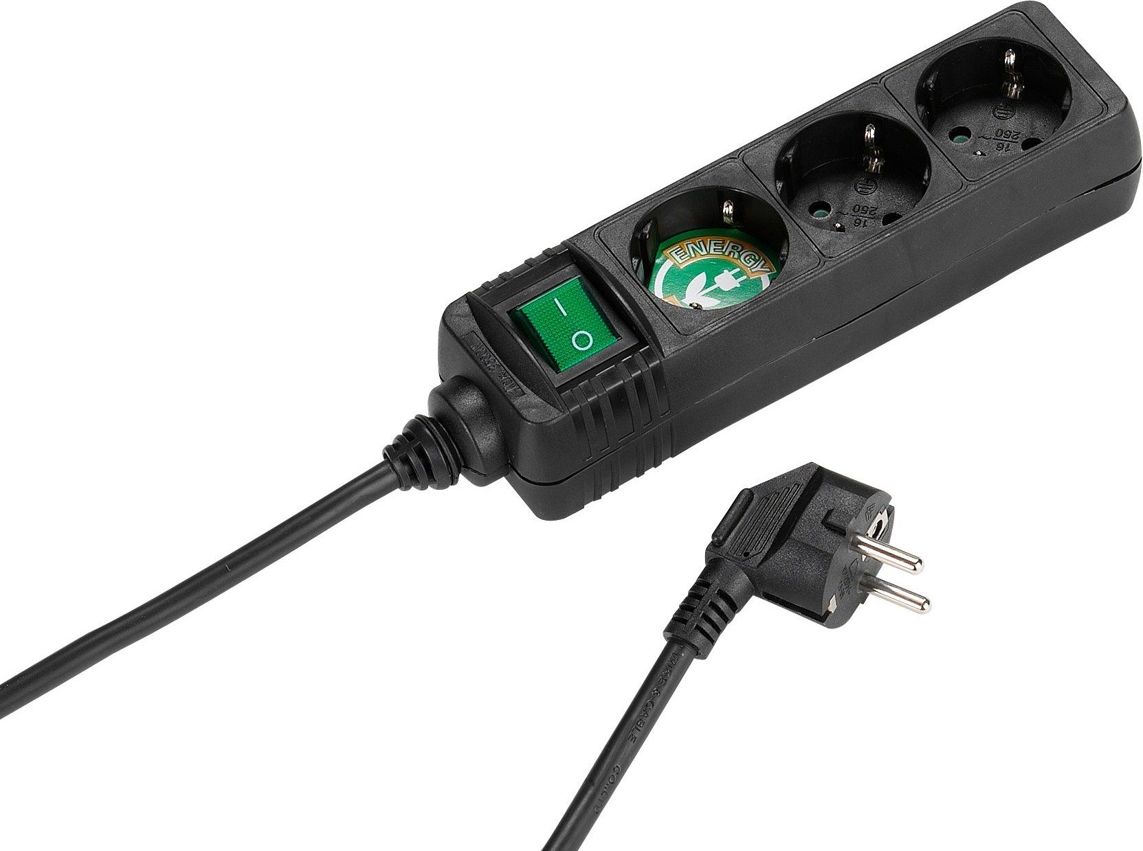 3-fach Steckdosenleiste mit Schalter (27015)