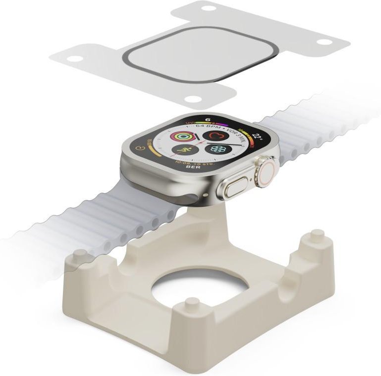 Displayschutz "Super Hybrid" f Apple Watch Ultra/Ultra 2, 49mm,Montagehilfe (00222771)