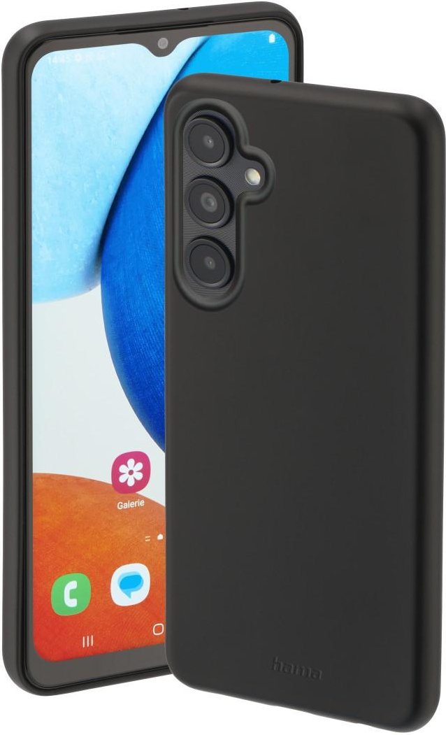 Cover "Finest Feel" für Samsung Galaxy A14/A14 5G, Schwarz (00215624) Handyhülle