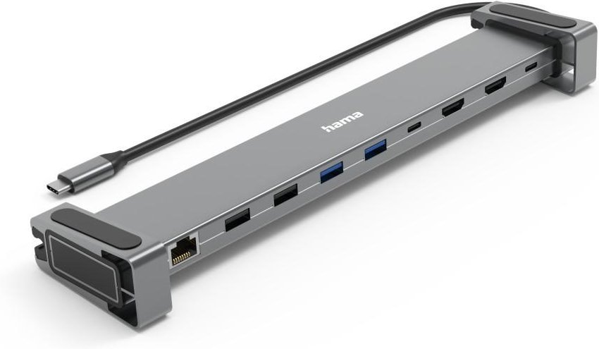 USB-C-Docking-Station "Connect2Office Basic V2", Standfüße, 9 Ports (00200145)