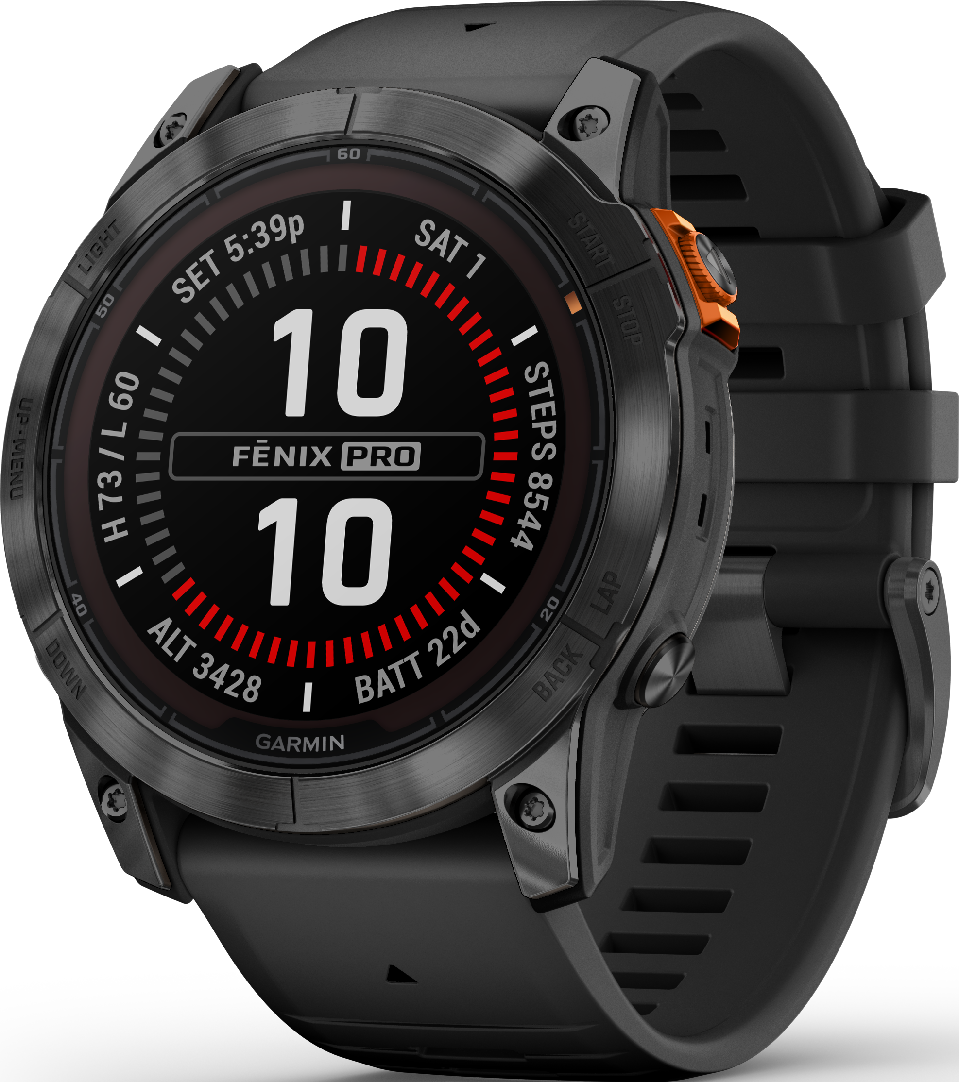 Fenix 7X Pro - Solar Edition, Schwarz/Schiefergrau mit QuickFit-Silikon-Armband 26 mm