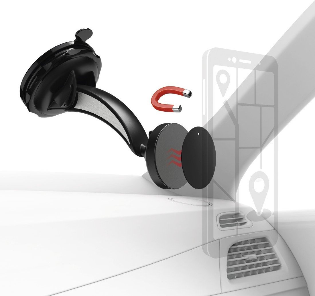 Uni-Smartphone-Halter "Magnet", mit Saugnapf (00178245)